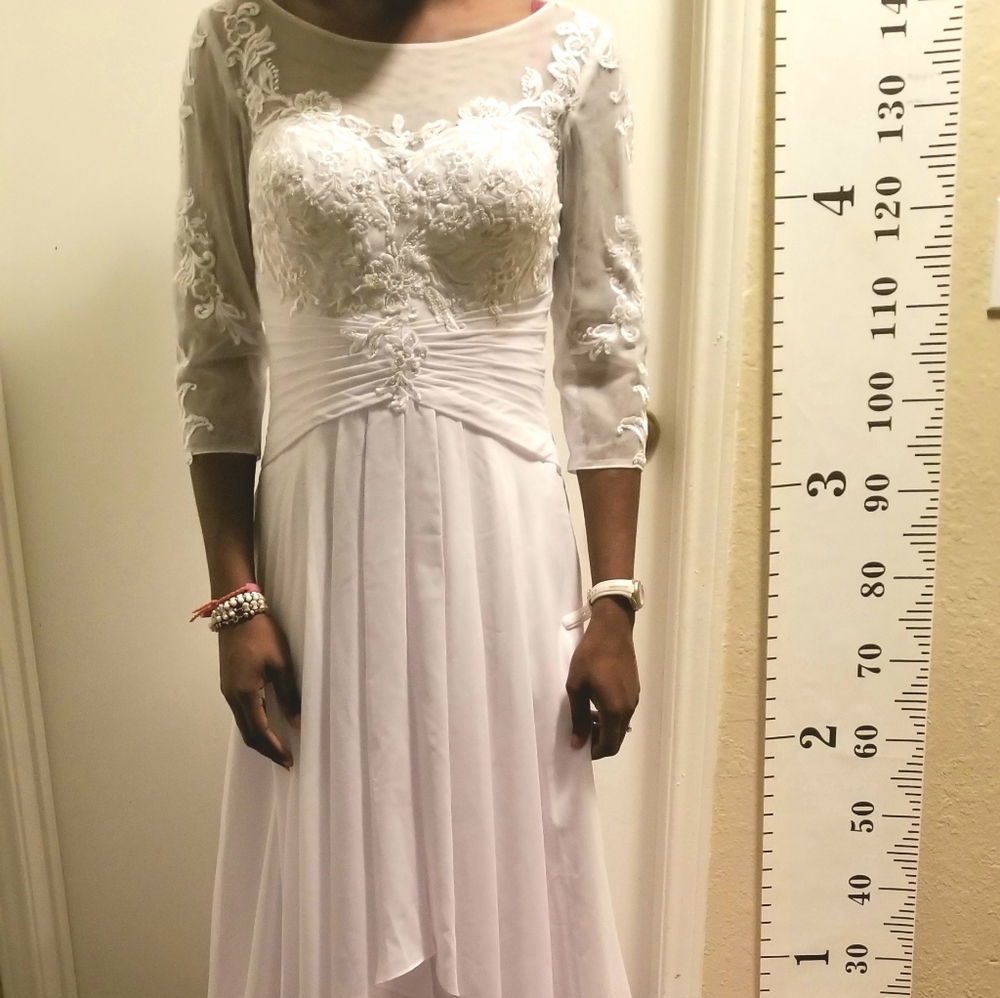 NEW White Mother of the bride/ white wedding dress